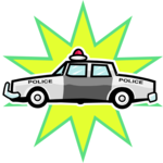 Police Car 14 Clip Art