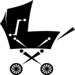 Baby Carriage 4 Clip Art