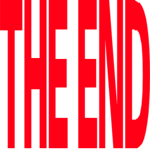 The End 2 Clip Art