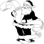 Santa with List 01