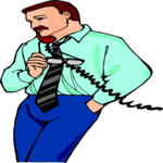 Talking on Phone 15 Clip Art