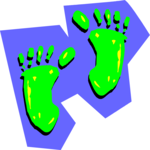 Footprints Clip Art