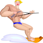 Water Skiing 29 Clip Art