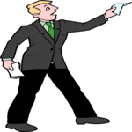 Businessman with Document 3