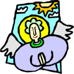 Praying 03 Clip Art