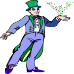 Magician 12 Clip Art