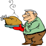 Serving Turkey Clip Art