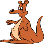 Kangaroo 7 Clip Art