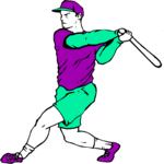 Batter 39 Clip Art