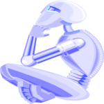 Robot Thinking Clip Art