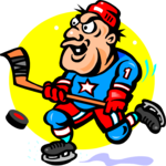 Ice Hockey 04 Clip Art