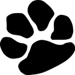 Pawprint 19 Clip Art