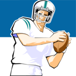 Quarterback 09 Clip Art