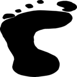 Footprint - Left 2 Clip Art