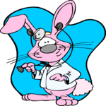 Doctor - Rabbit Clip Art