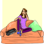 Woman on Sofa 1