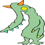 Mutant Creature 186 Clip Art