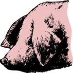 Antique Style Pig 1