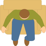 Man In Chair Clip Art