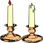 Candles 14 Clip Art