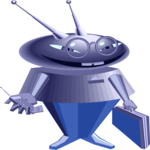 Businessman - Robot 2 Clip Art