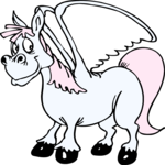 Pegasus 07 Clip Art