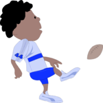 Football Player 45 Clip Art