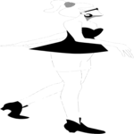 Woman Walking 3 Clip Art