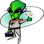 Space Alien Hitchhiker