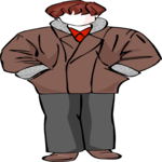 Boy Wearing Jacket 5 Clip Art