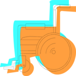 Wheelchair 8 Clip Art