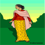 Indonesian Woman Clip Art