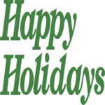 Happy Holidays 6 Clip Art