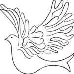 Dove 03 Clip Art