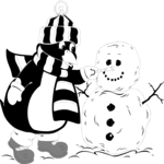 Snowman & Penguin