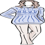 Woman in Sweater & Pants 2