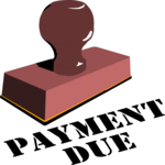 Payment Due Clip Art