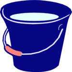 Bucket of Water 1 Clip Art