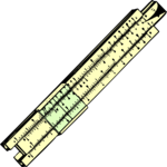 Slide Rule Clip Art