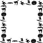 Halloween Frame 1 Clip Art