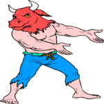 Minotaur 3 Clip Art