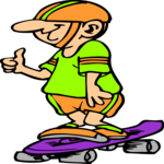 Skateboarding 55 Clip Art