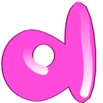 Gum Condensed D 2 Clip Art