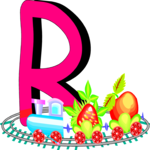 Playful R Clip Art