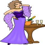 Evening Gown 12 Clip Art