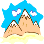 Mountains 057 Clip Art