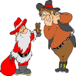 Santa & Cowboy