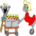 Birthday Robot Clip Art