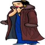Woman in Fur Coat 2