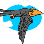 Bird Flying 07 Clip Art